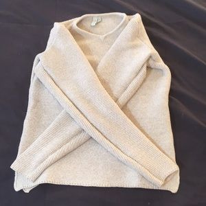 Knitted cotton sweater